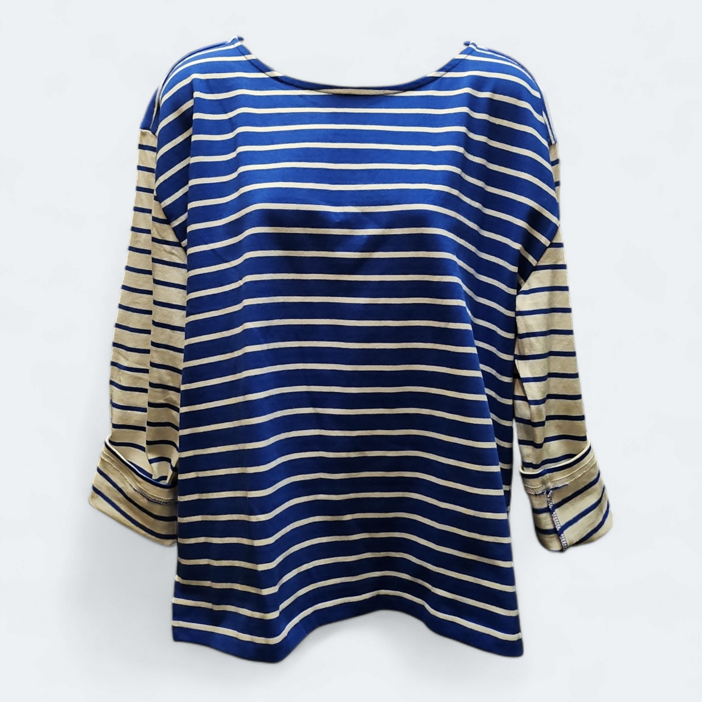 Top Long Sleeve By J. Crew In Striped Pattern, Size: Xl