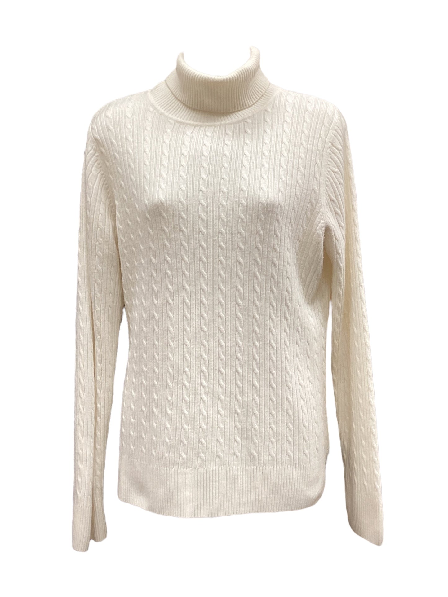 Sweater By Croft And Barrow In Cream, Size: Xl