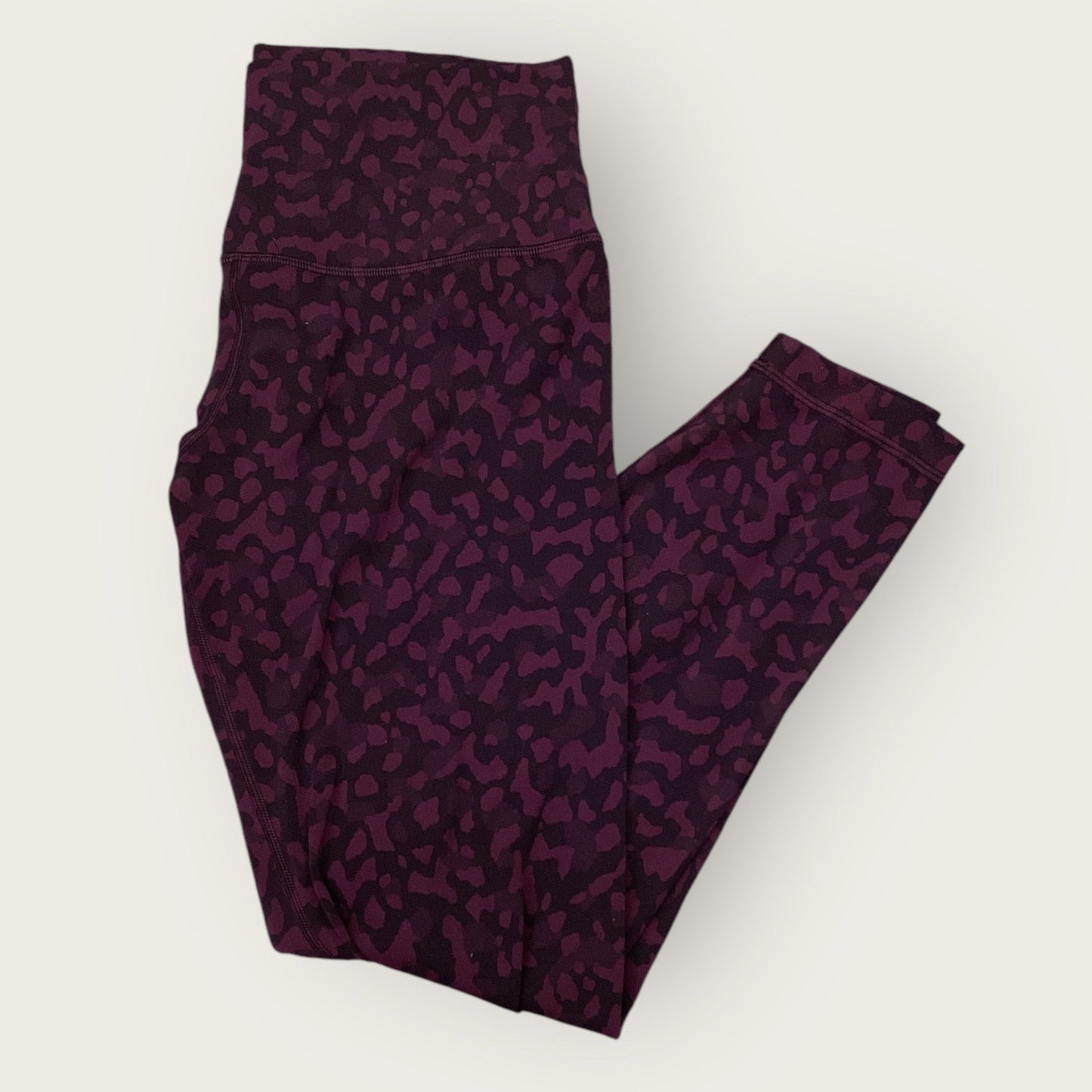 Athletic Leggings By Lululemon In Animal Print, Size: 10