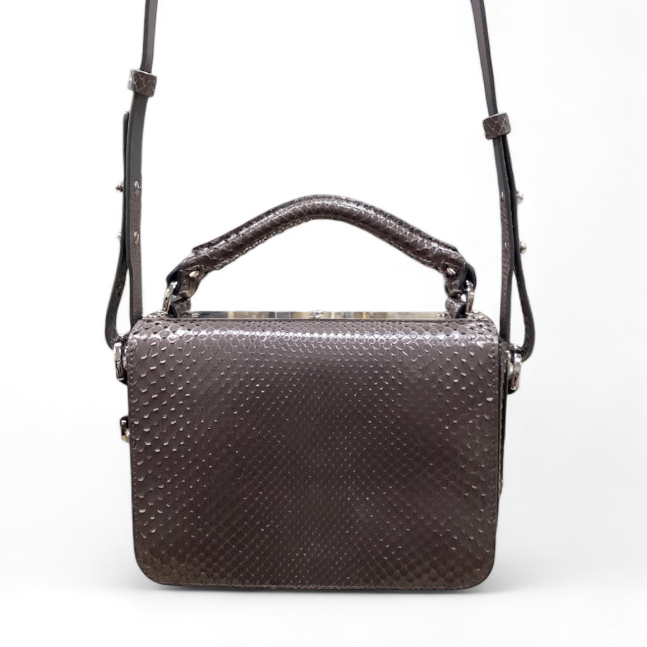 Handbag Leather By Clothes Mentor, Size: Small