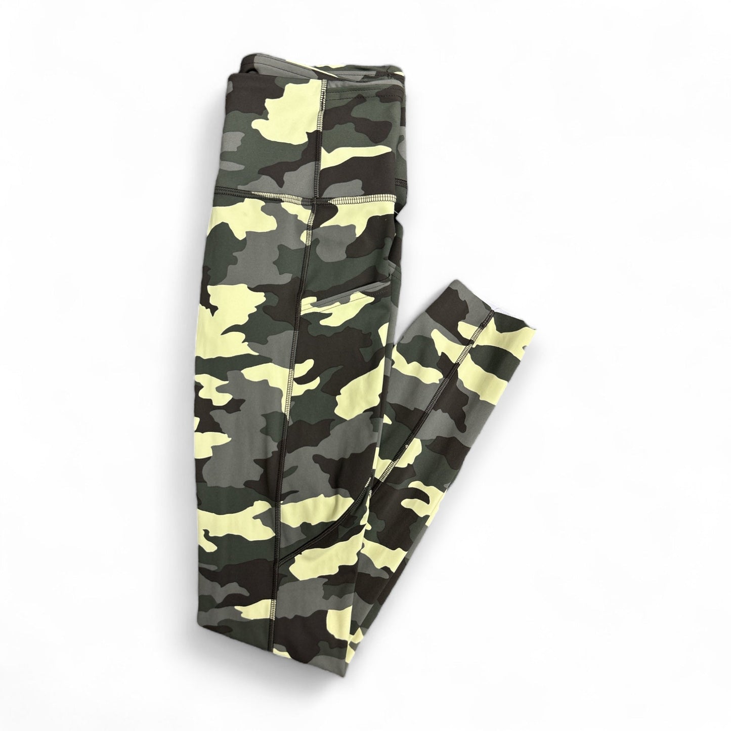 Athletic Leggings By Lululemon In Camouflage Print, Size: 0