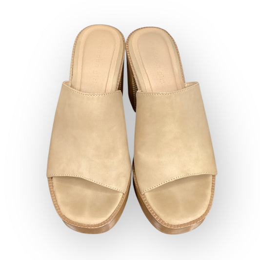 Shoes Heels Block By Madden Girl In Tan, Size: 6.5