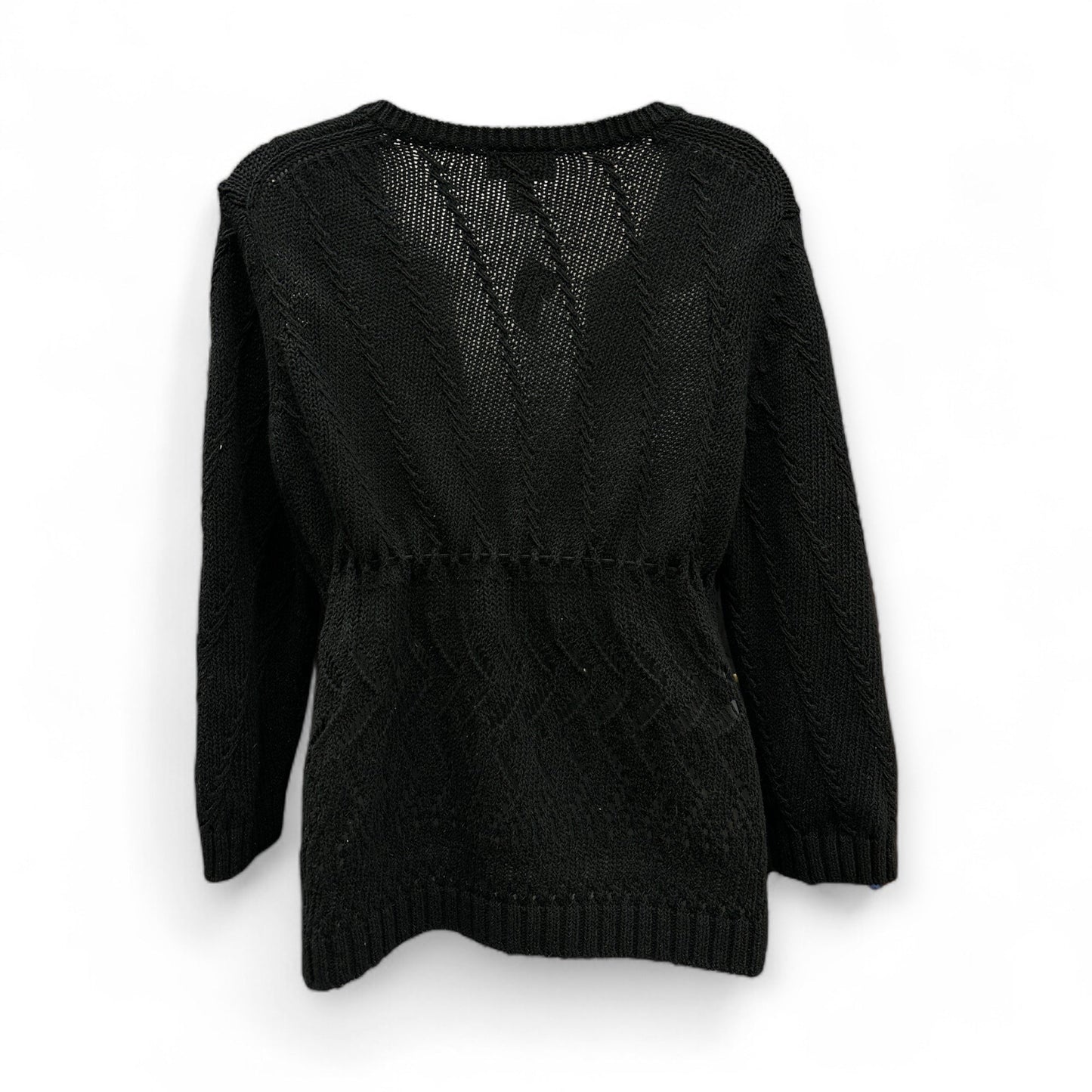 Cardigan By Ann Taylor In Black, Size: L