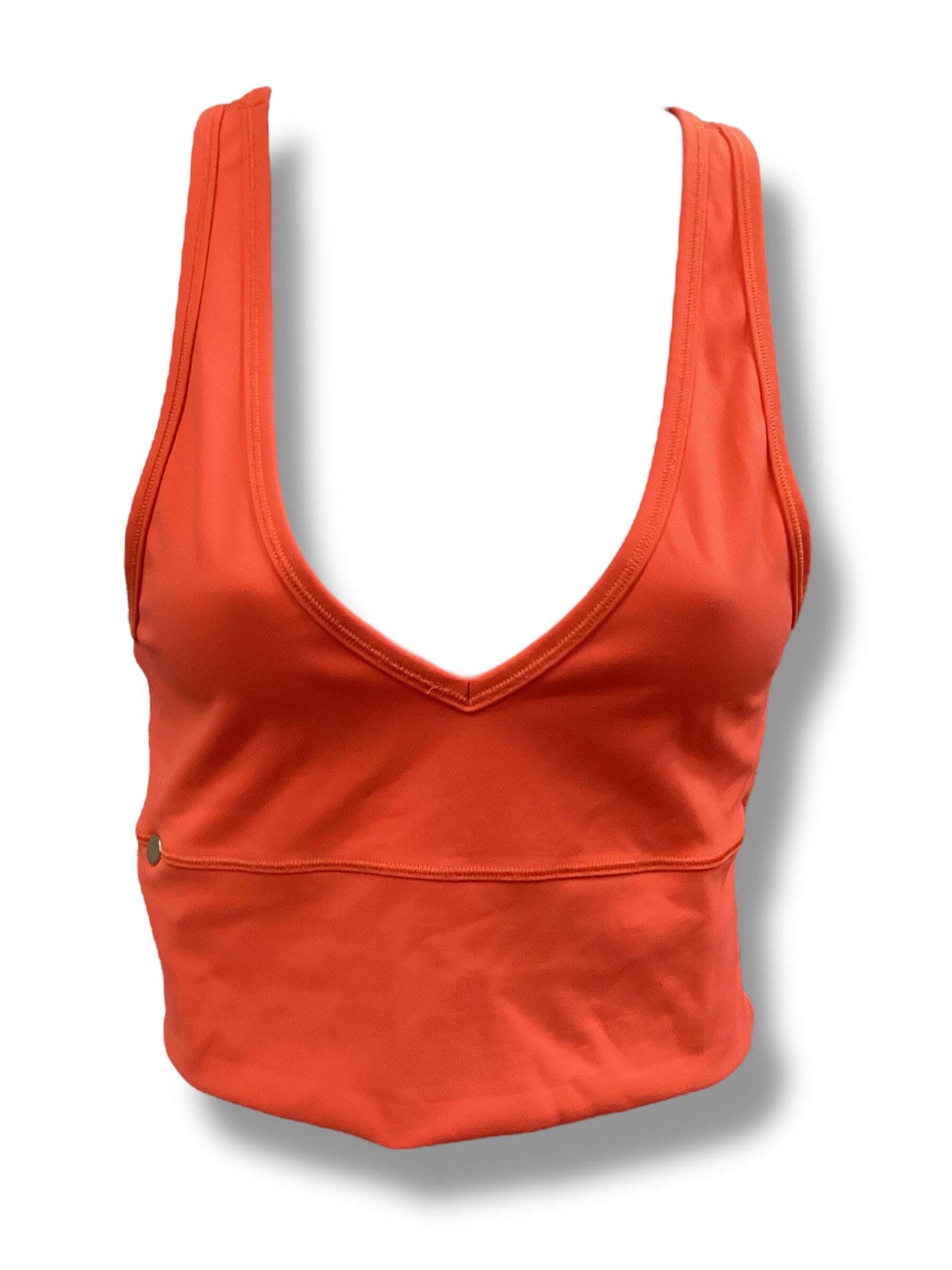 Athletic Bra By Lululemon In Orange, Size: L