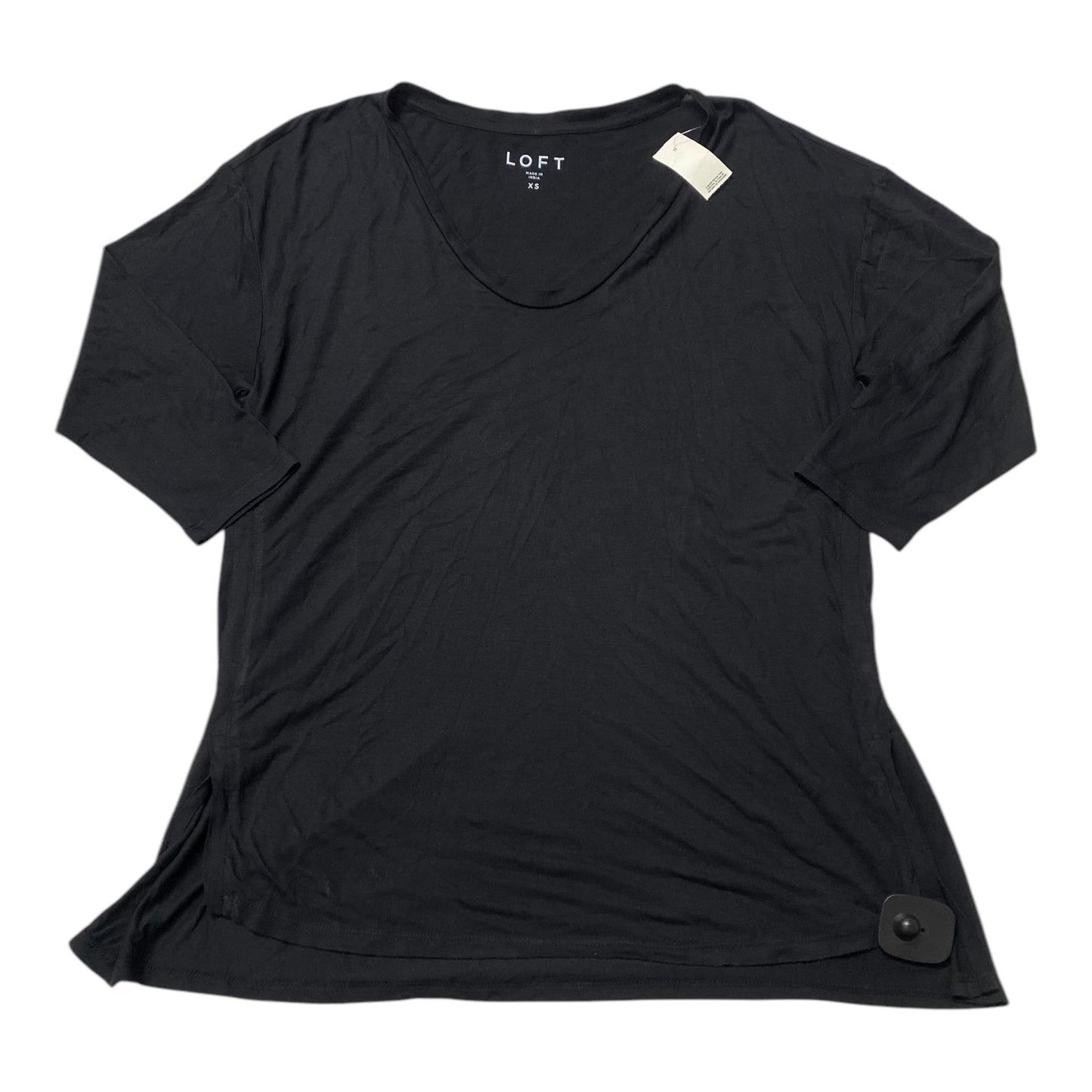Top Ls Basic By Loft In Black, Size:Xs