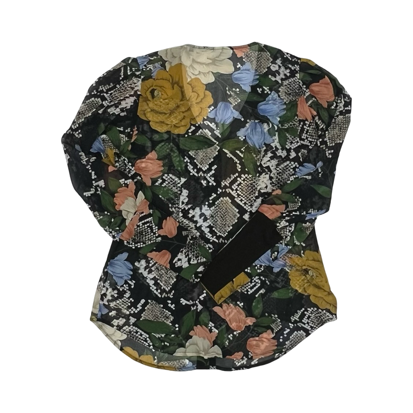 Blouse Ls By Cabi In Floral Print, Size:Xs