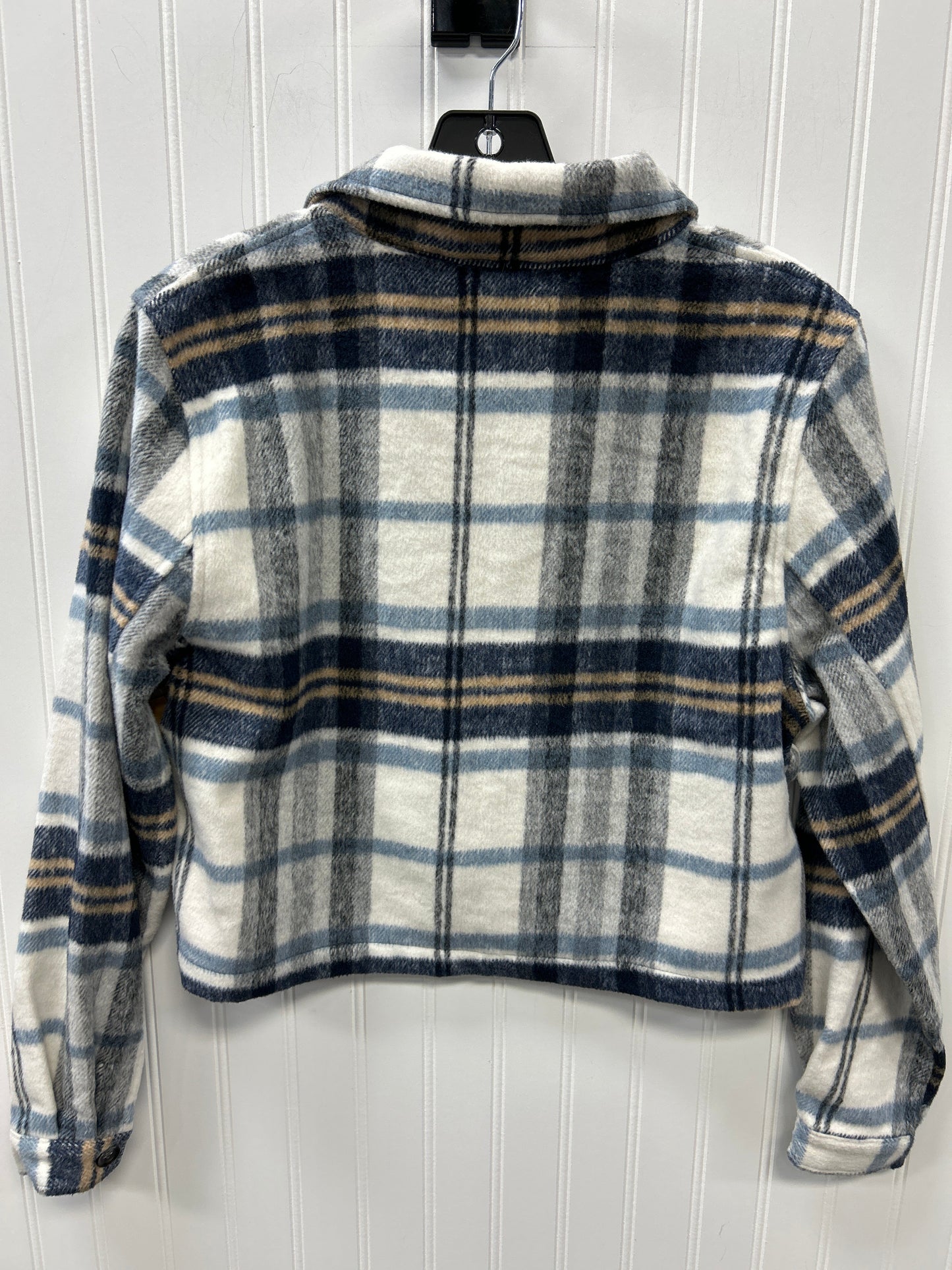 Jacket Fleece By Cmc In Blue & Brown, Size:M