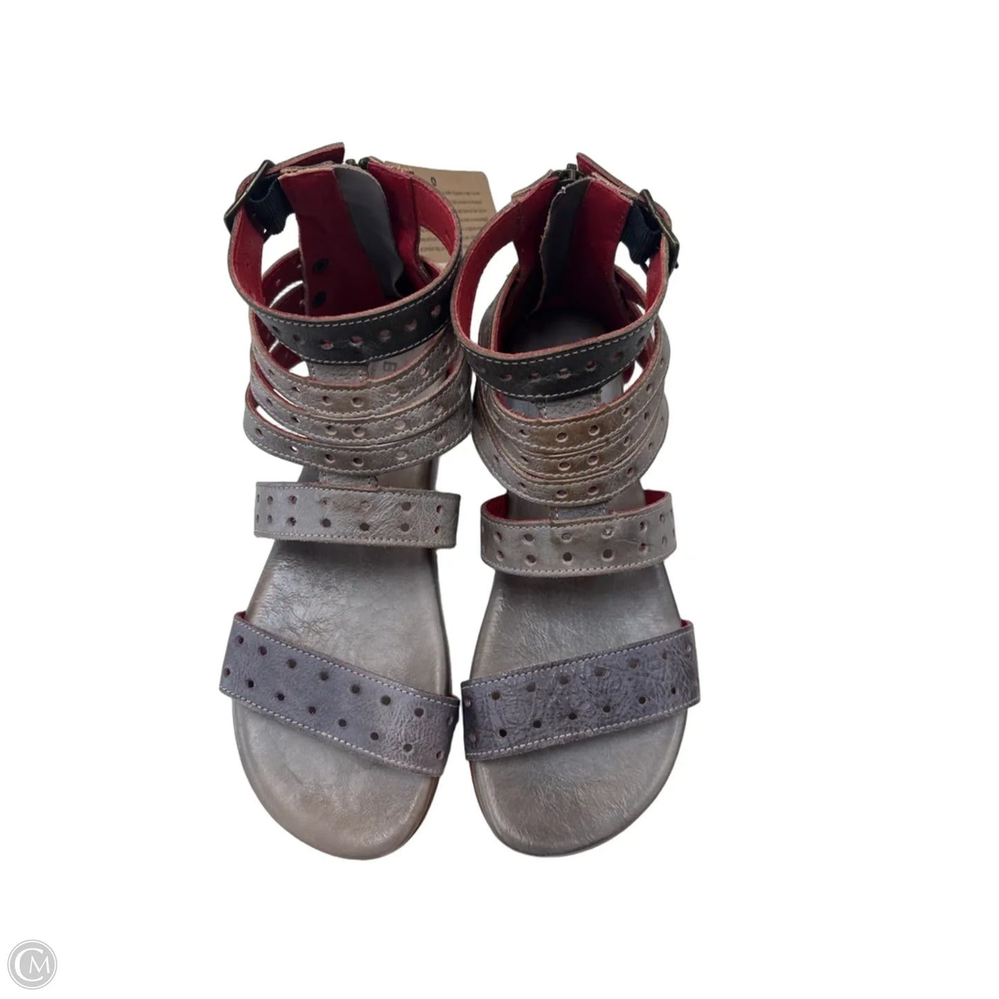 Sandals Flats By Bed Stu In Grey, Size: 7.5