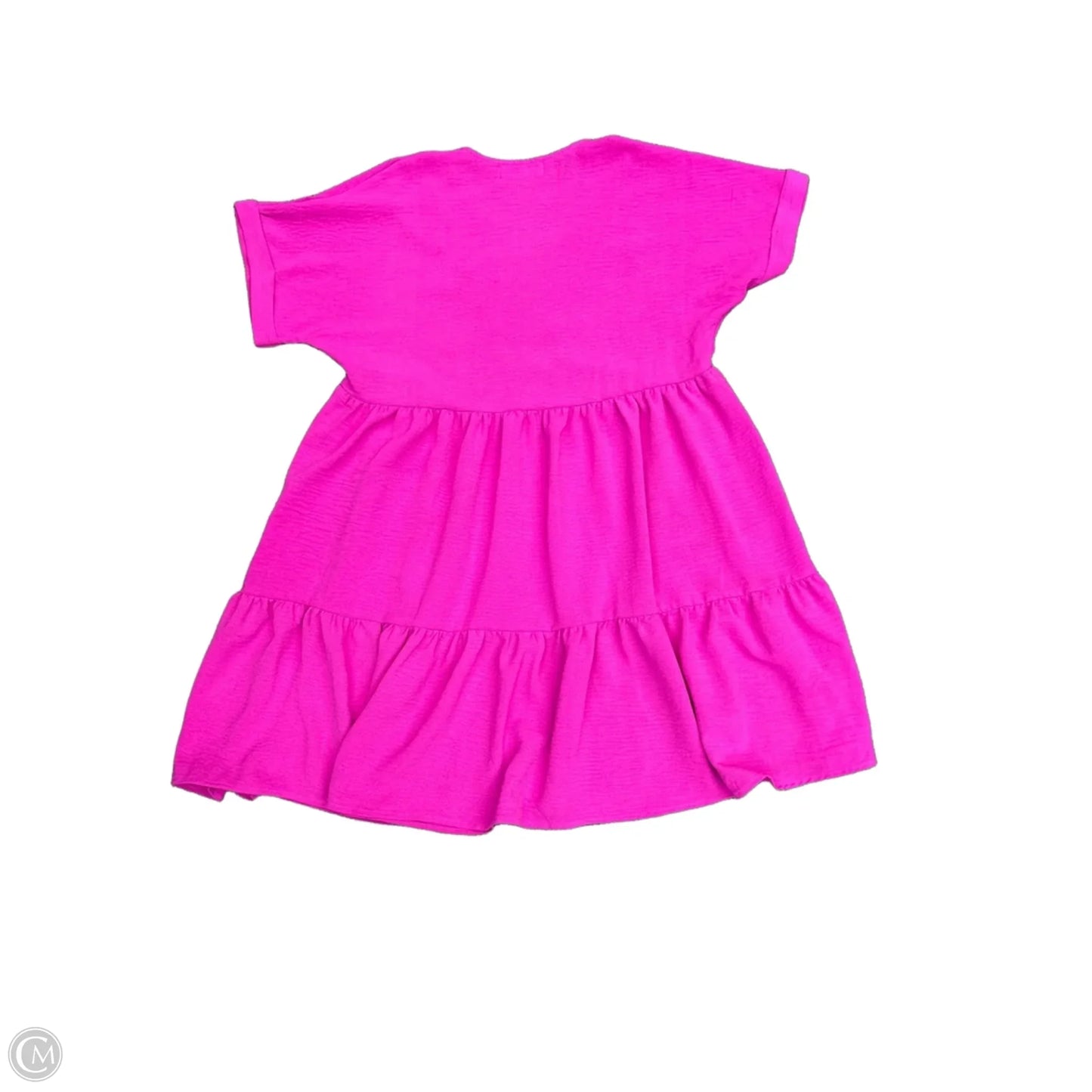 Top Short Sleeve By Mod In Pink, Size: M