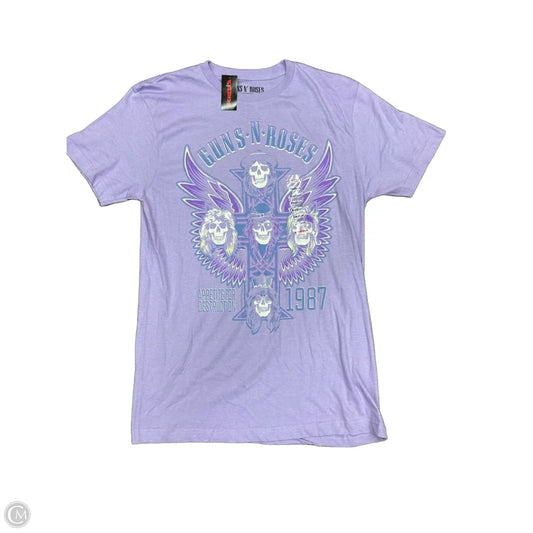 Top Short Sleeve Basic By Clothes Mentor In Purple, Size: M