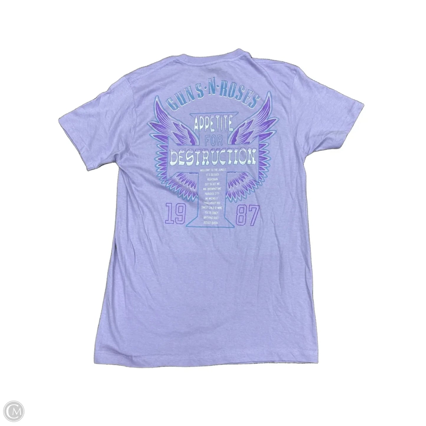 Top Short Sleeve Basic By Clothes Mentor In Purple, Size: M