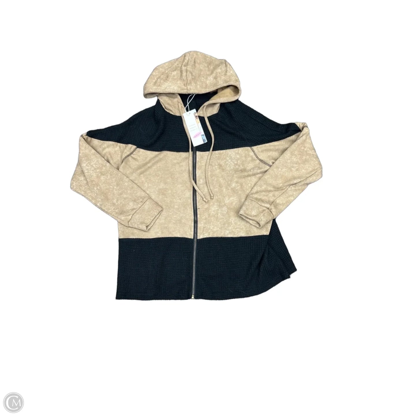 Jacket Other By Dokotoo In Black & Tan, Size: M