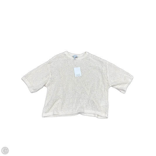 Sweater By Clothes Mentor In Cream, Size: L