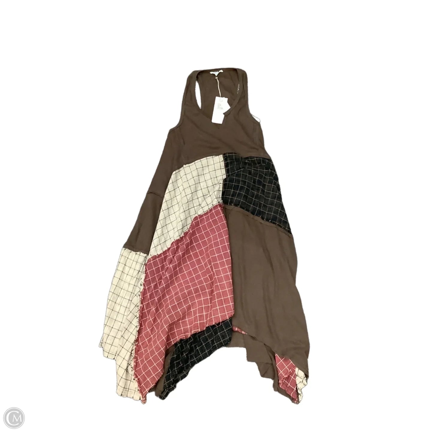 Dress Casual Maxi By Cabi In Plaid Pattern, Size: M