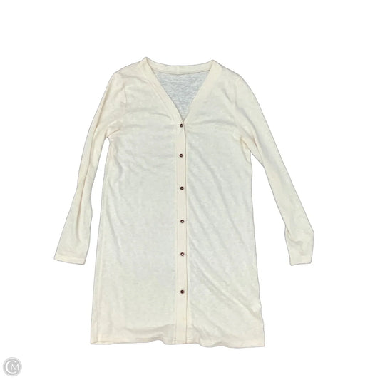 Cardigan By Clothes Mentor In Cream, Size: M