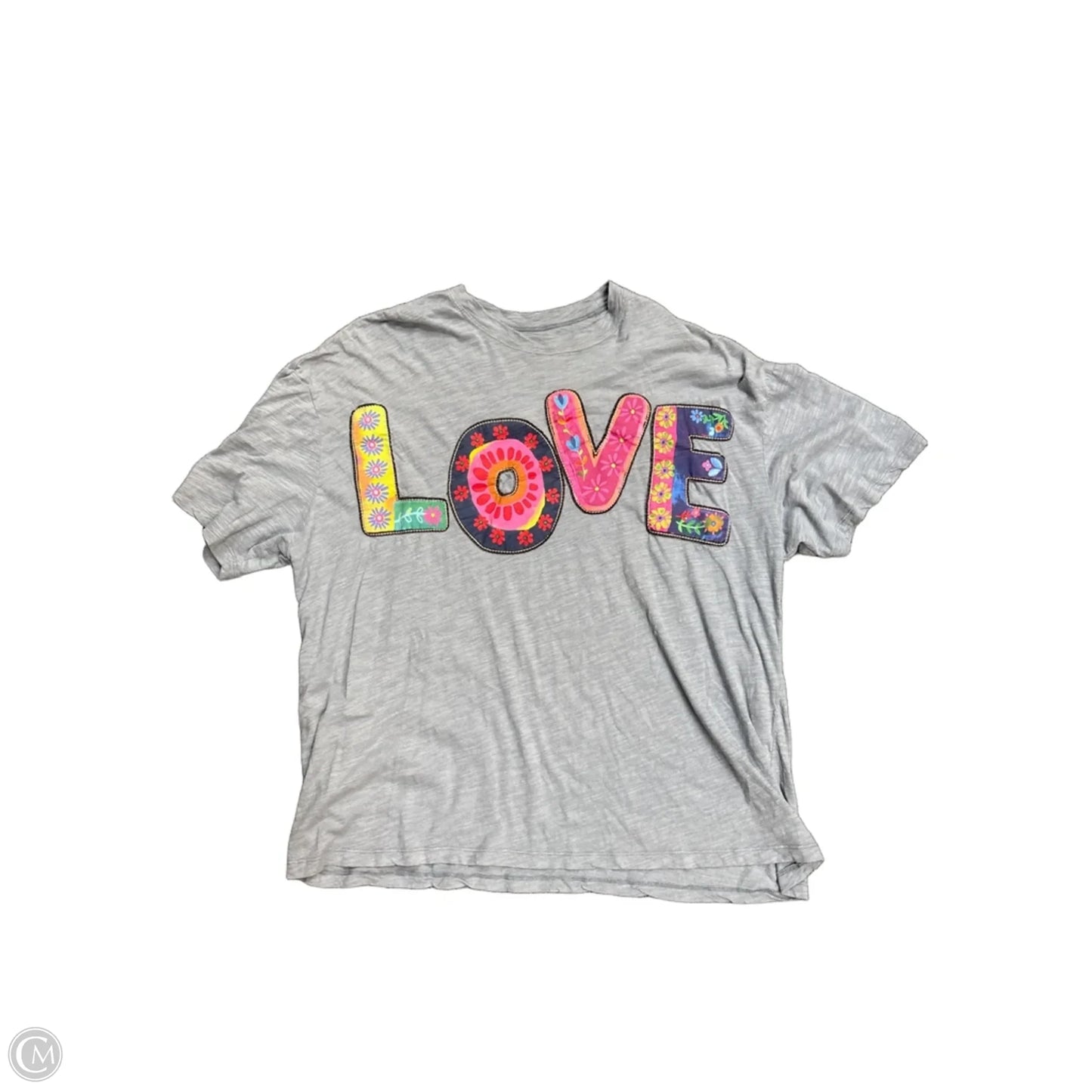 Top Short Sleeve By Natural Life In Blue, Size: Osfm