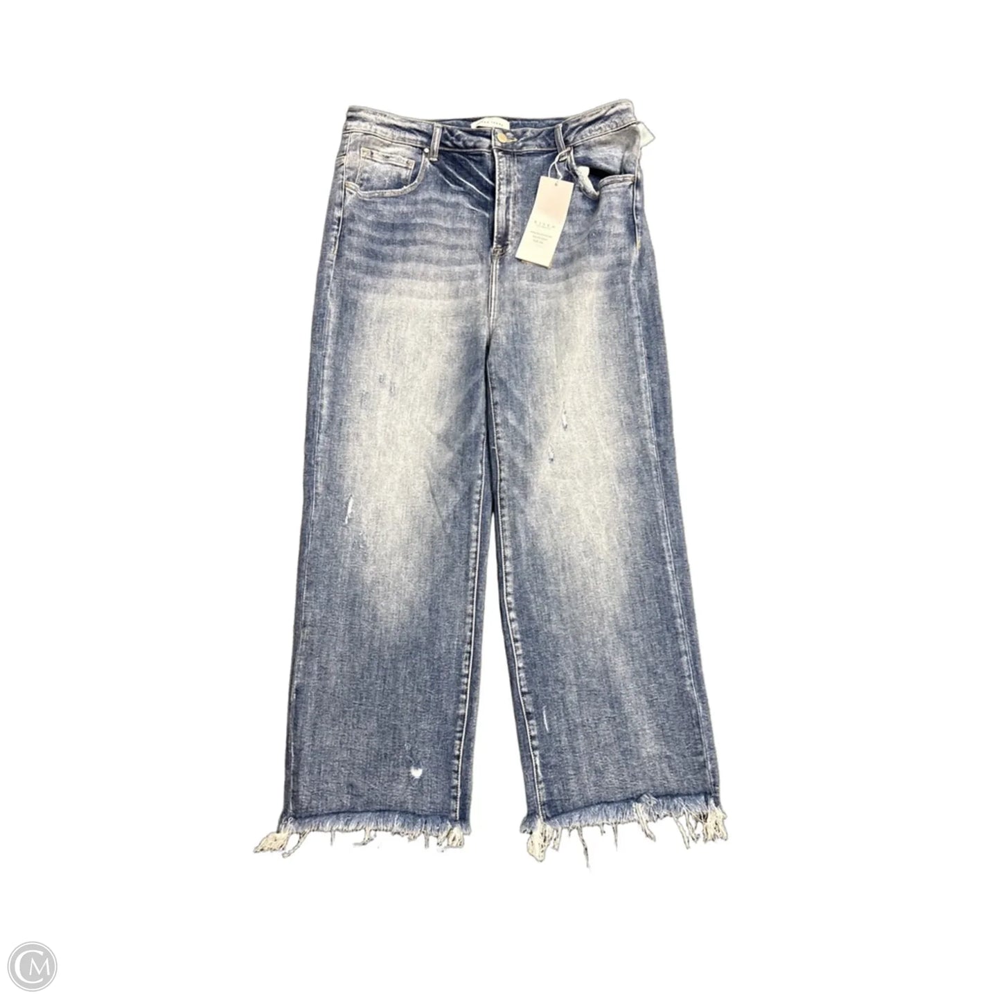 Jeans Wide Leg By Risen In Blue, Size: 2x