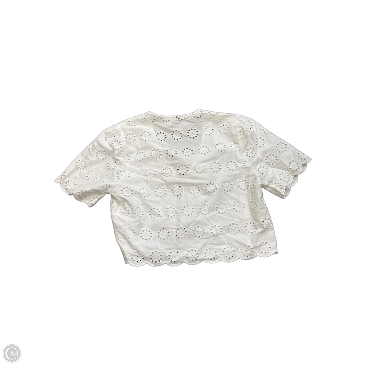 Top Short Sleeve By Joie In White, Size: M