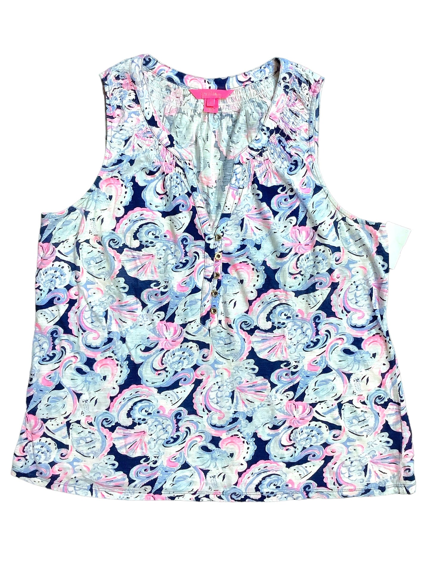 Top Sleeveless By Lilly Pulitzer Size L