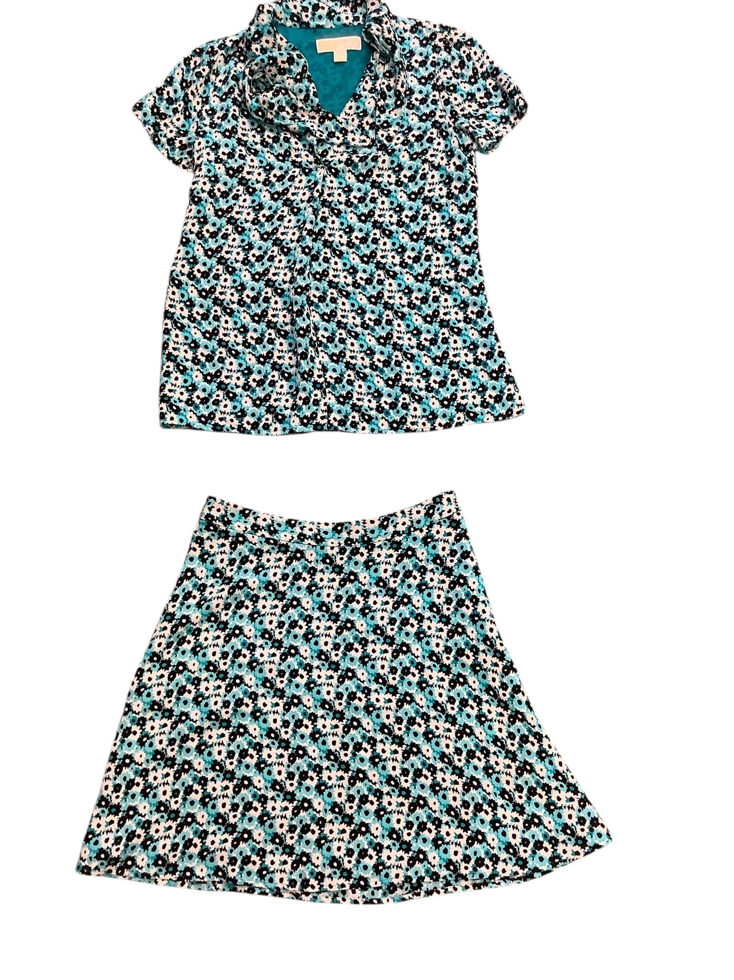 Skirt Set 2pc By Michael By Michael Kors In Blue, Size: Xxs