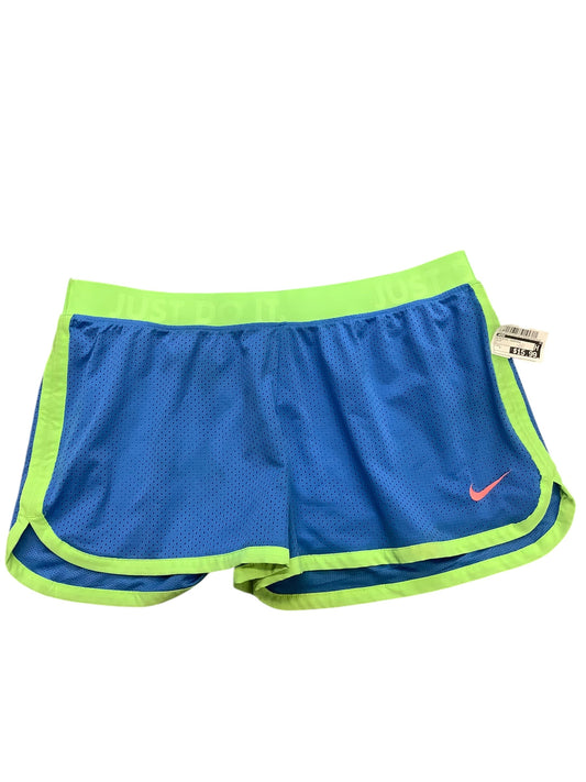 Athletic Shorts By Nike In Blue, Size: L