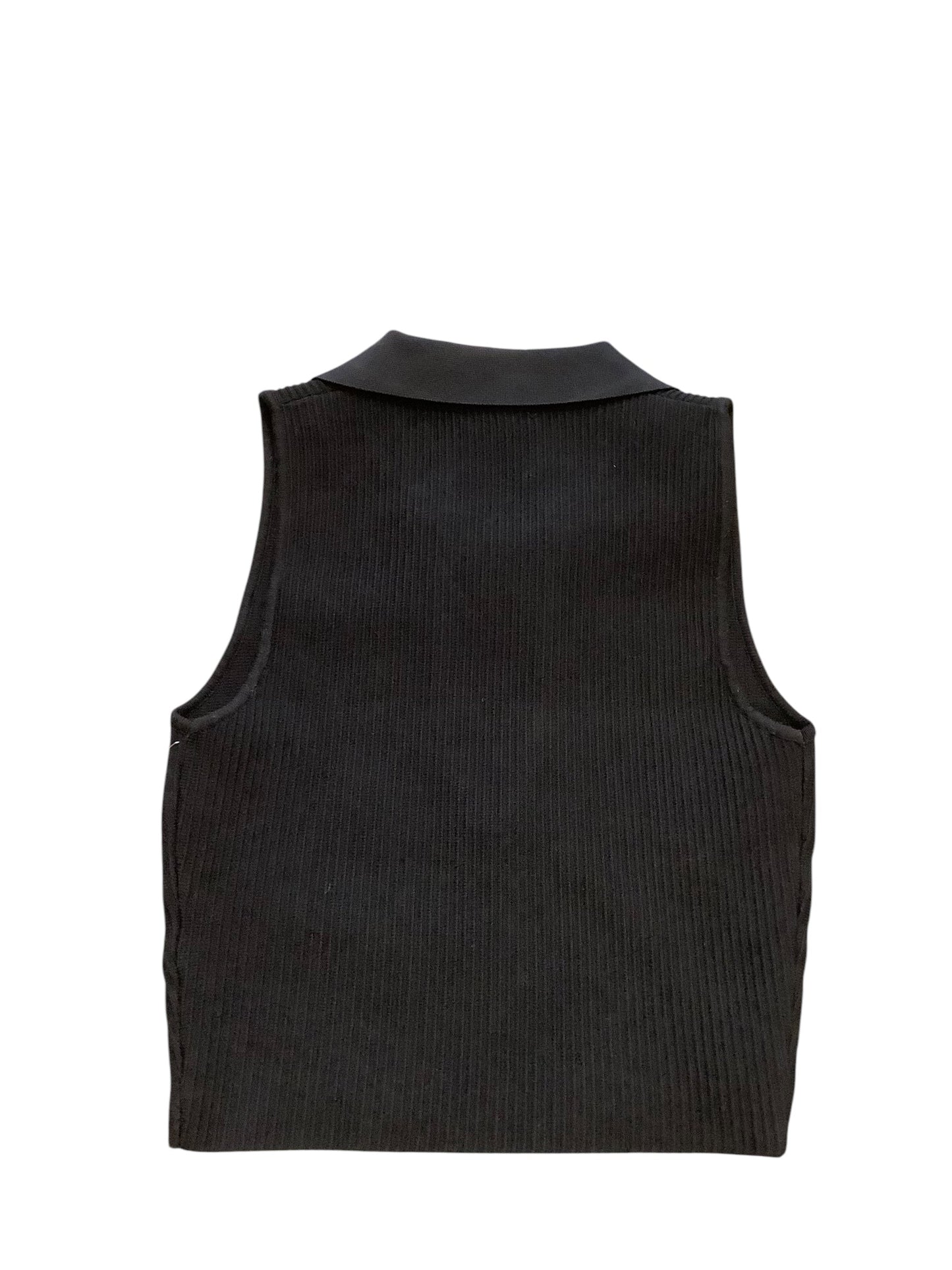 Top Sleeveless Basic By Clothes Mentor In Black, Size: M