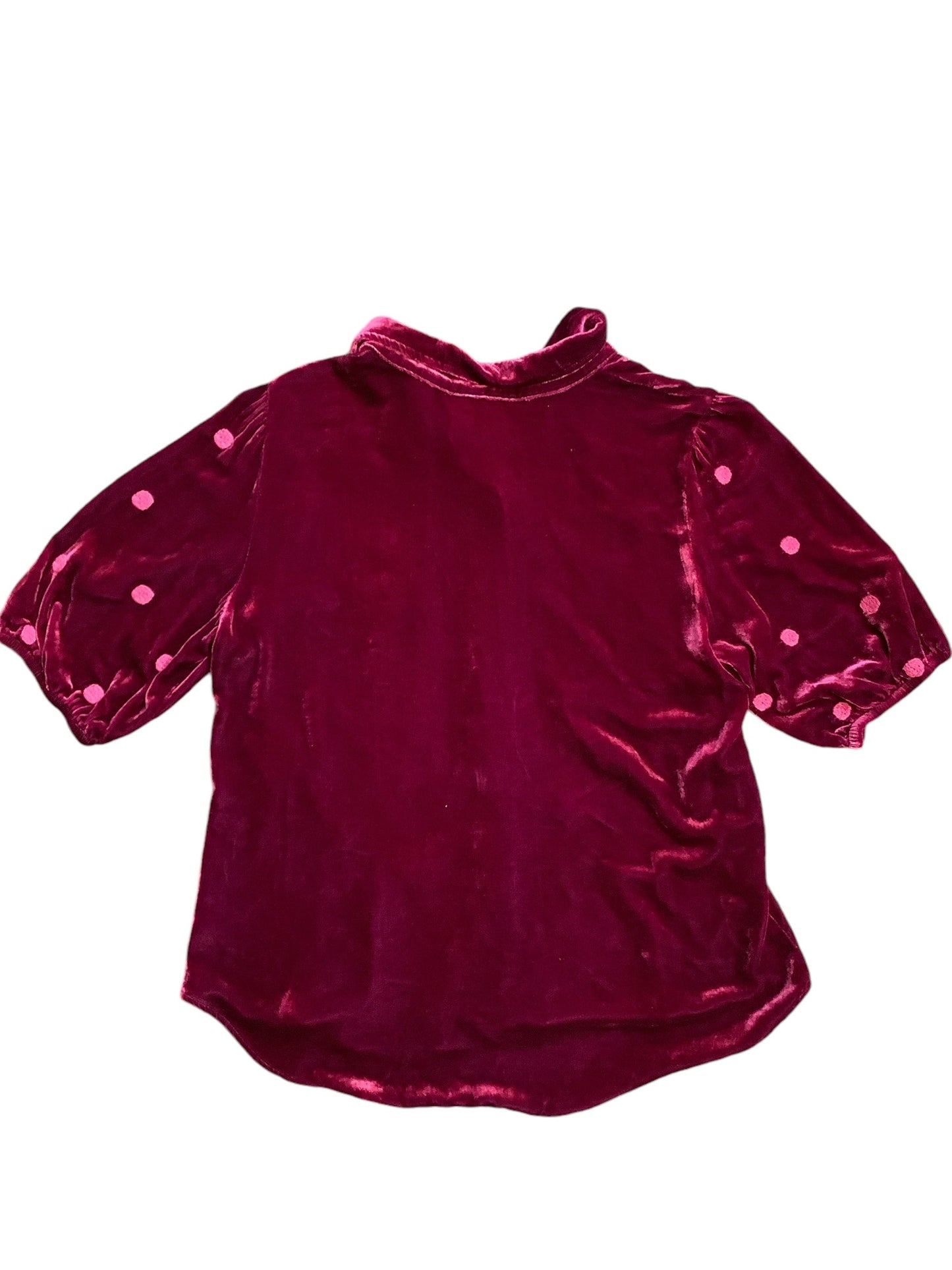 Top 3/4 Sleeve Luxury Designer By Johnny Was In Purple/Wine, Size: M