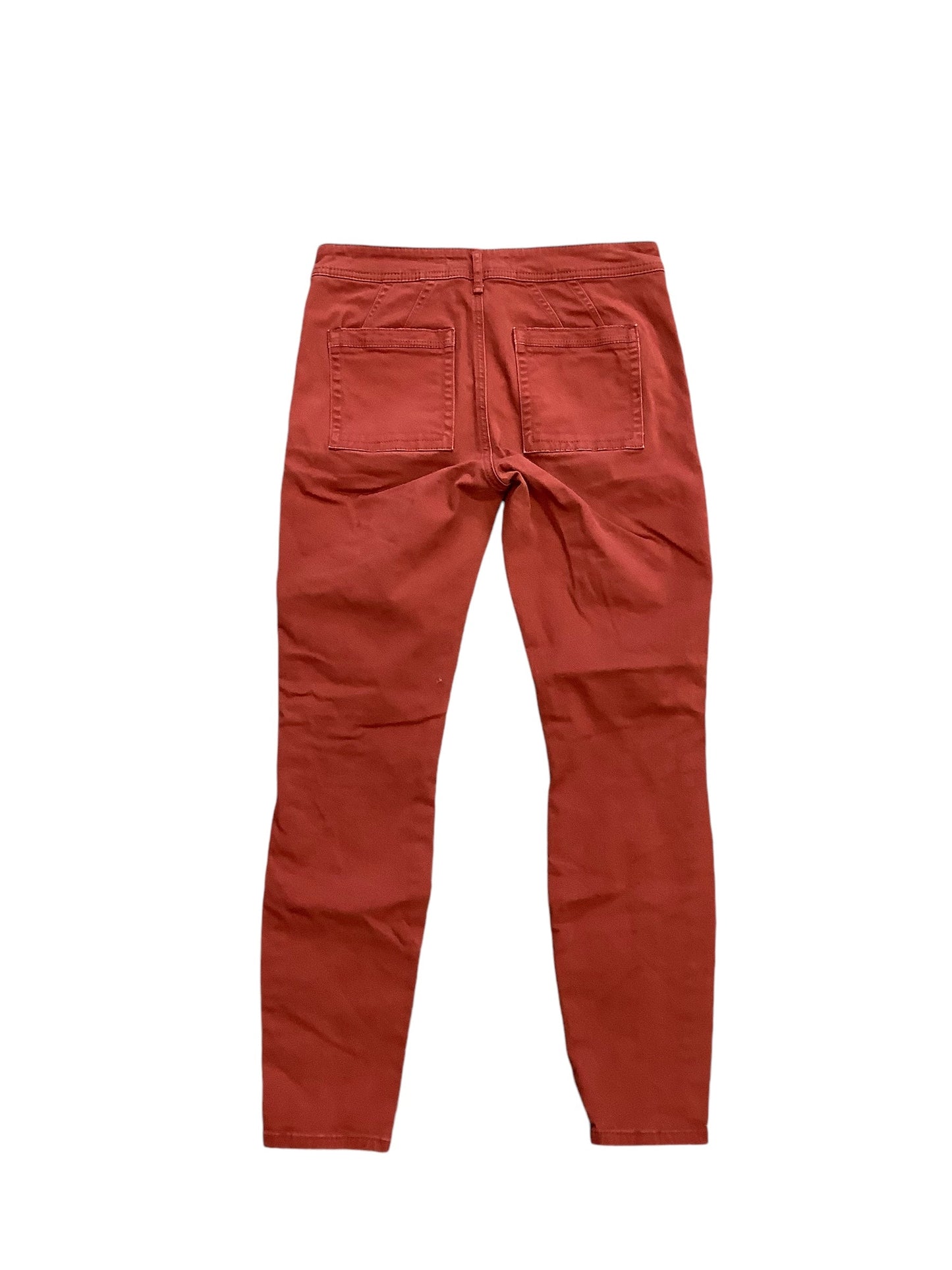 Jeans Skinny By Anthropologie In Red, Size: 8