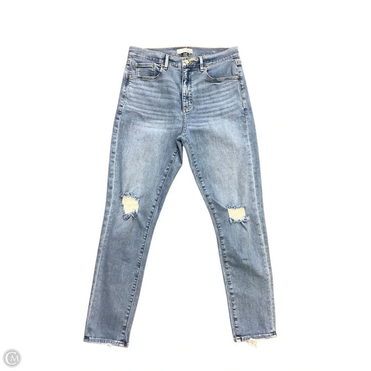 Jeans Skinny By Loft In Blue, Size: 8