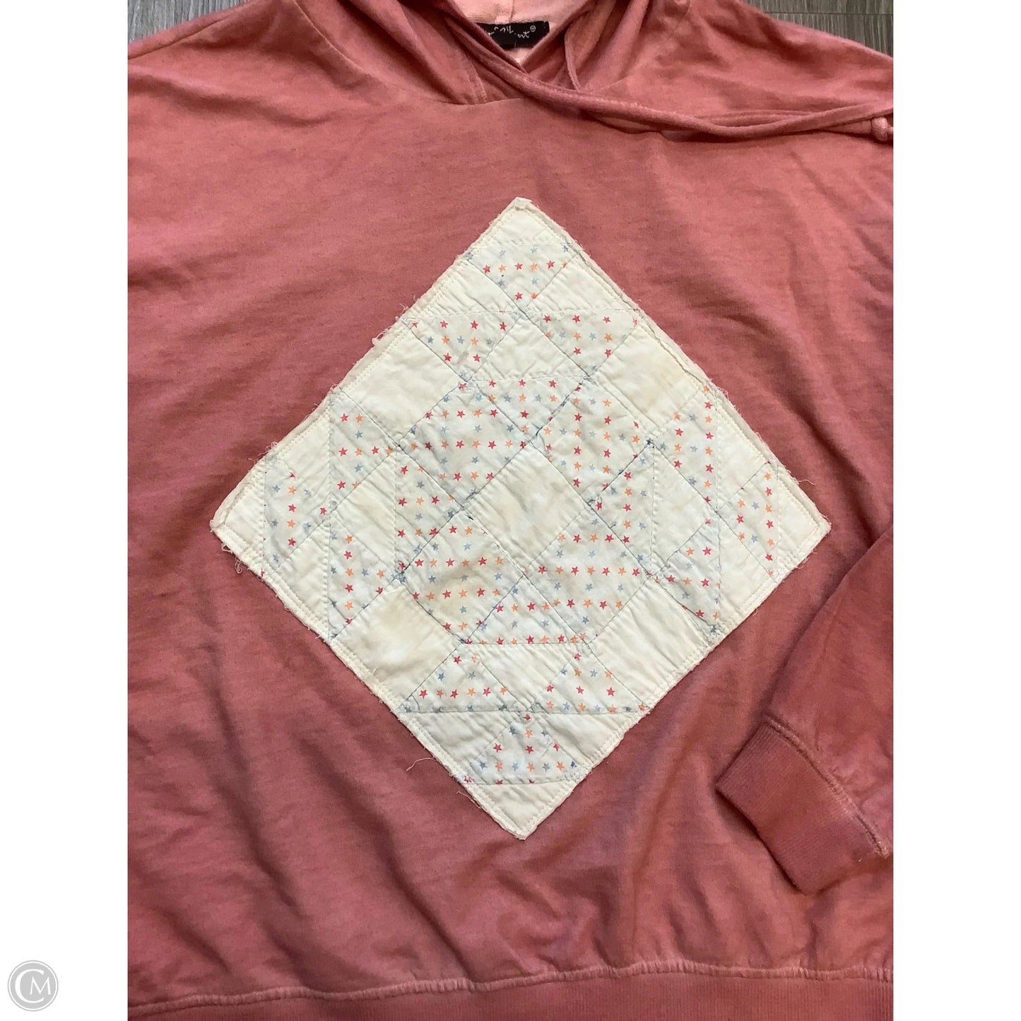 Sweatshirt Hoodie By Velvet Heart In Pink, Size: M