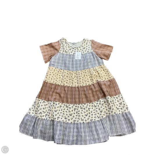 Dress Casual Short By Polagram In Plaid Pattern, Size: M