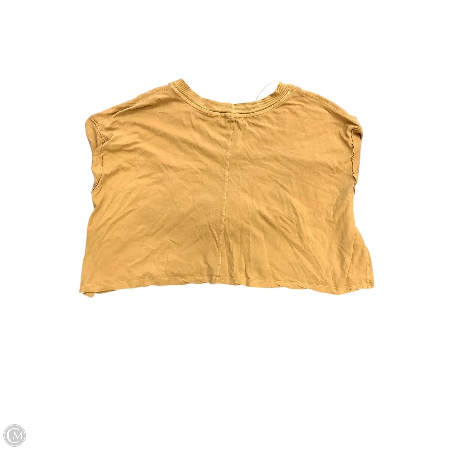 Top Long Sleeve By We The Free In Gold, Size: Xs