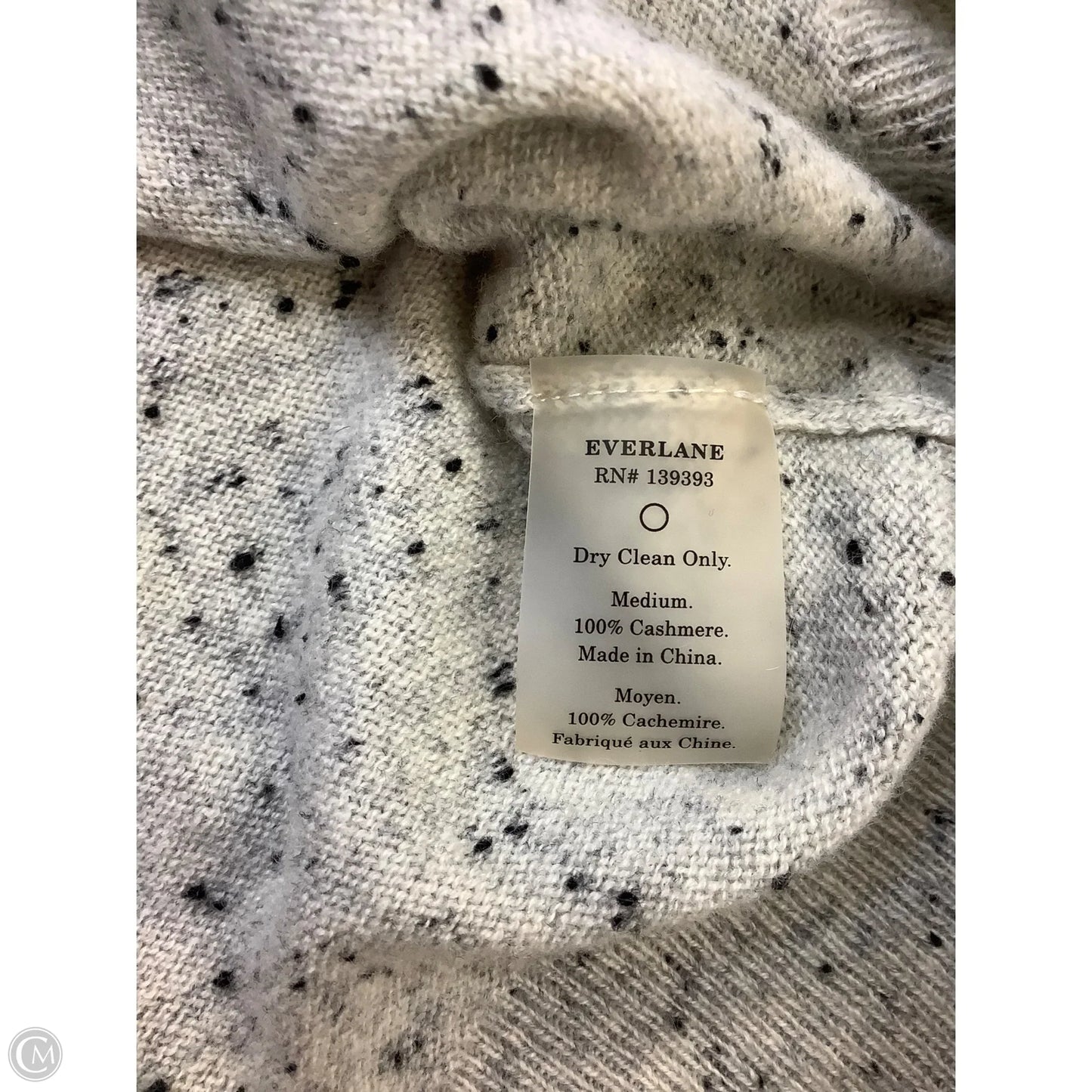 Sweater Cashmere By Everlane In Grey, Size: M