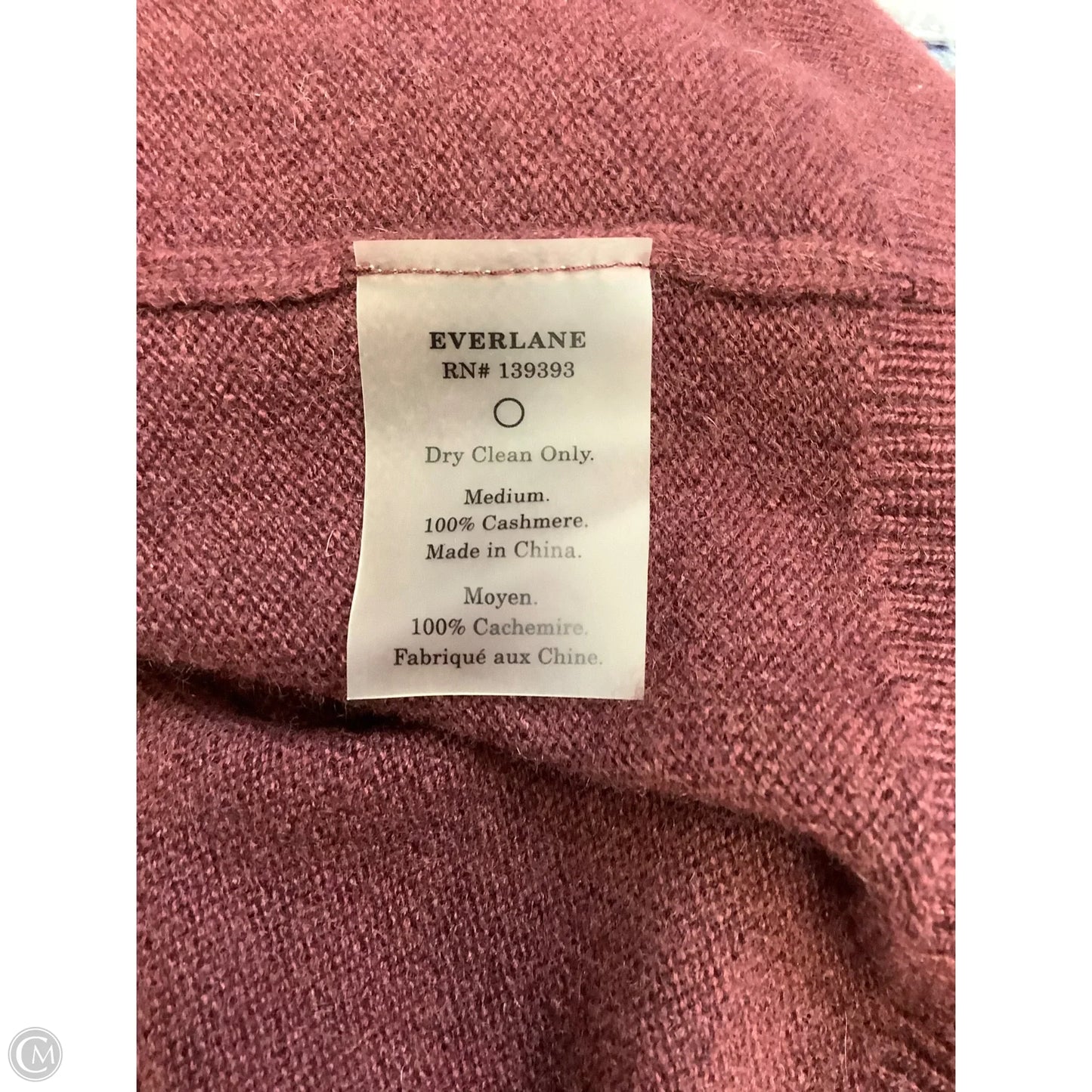Sweater By Everlane In Maroon, Size: M