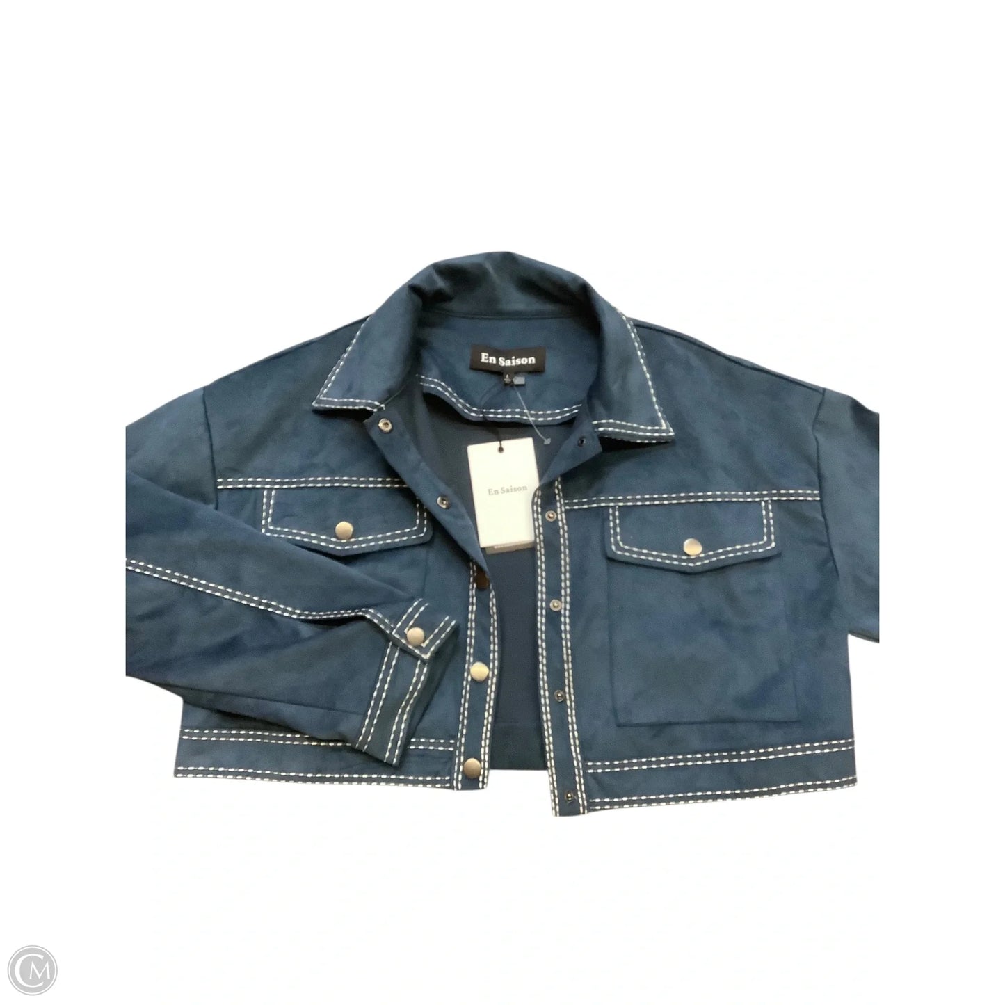 Jacket Other By En Saison In Blue, Size: L