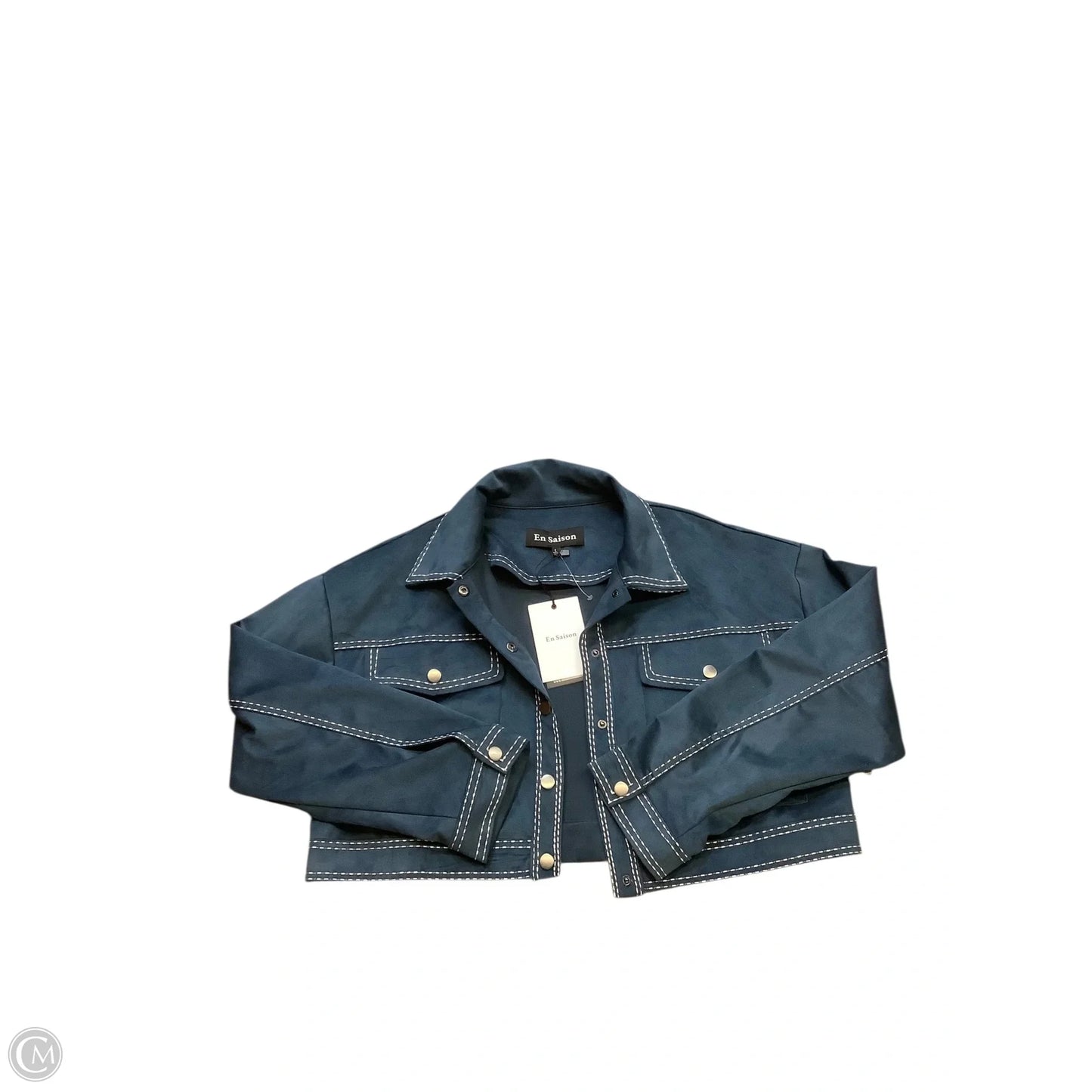 Jacket Other By En Saison In Blue, Size: L