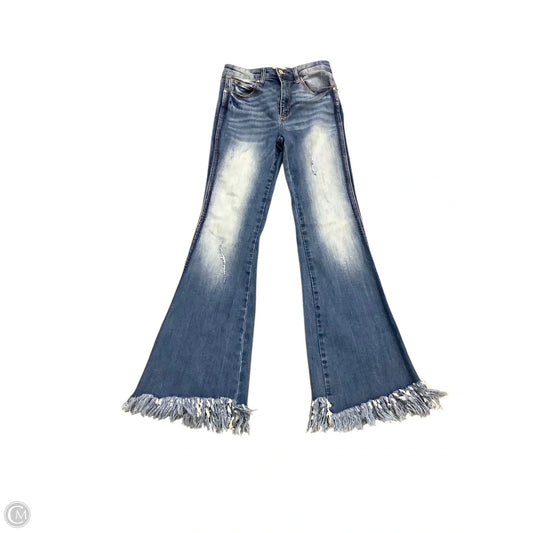 Jeans Wide Leg By Clothes Mentor In Blue Denim, Size: 5 (26)