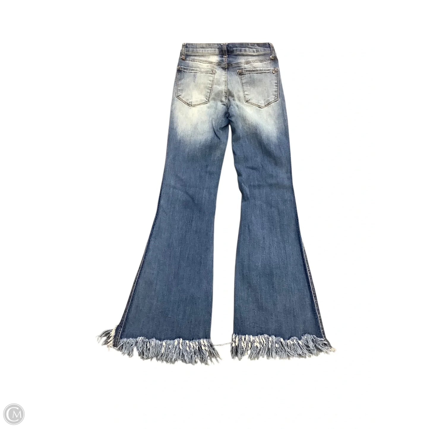 Jeans Wide Leg By Clothes Mentor In Blue Denim, Size: 5 (26)