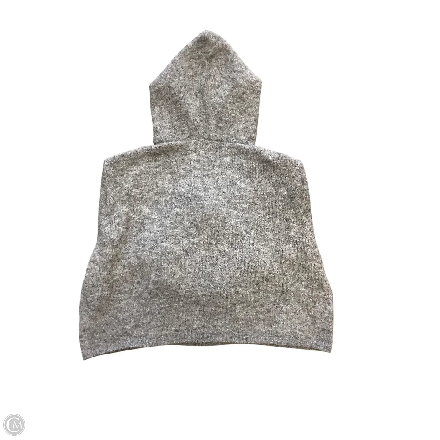 Sweatshirt Hoodie By Pol In Grey, Size: M
