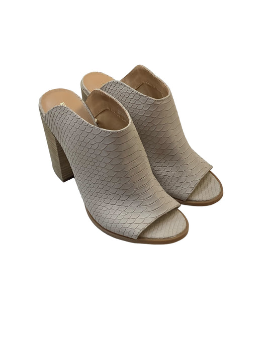 Shoes Heels Block By Express In Taupe, Size: 9