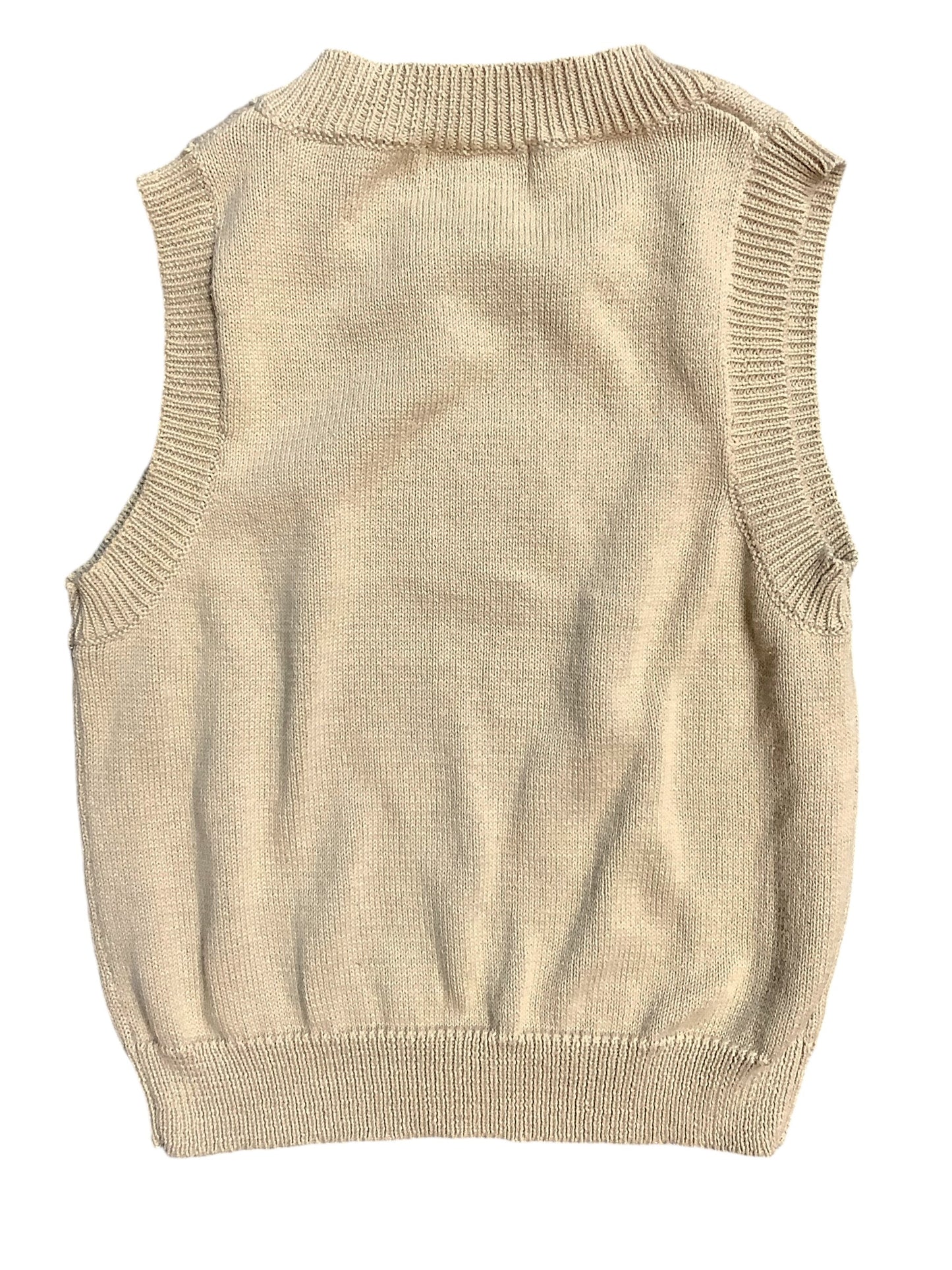 Vest Sweater By Say What In Tan, Size: M