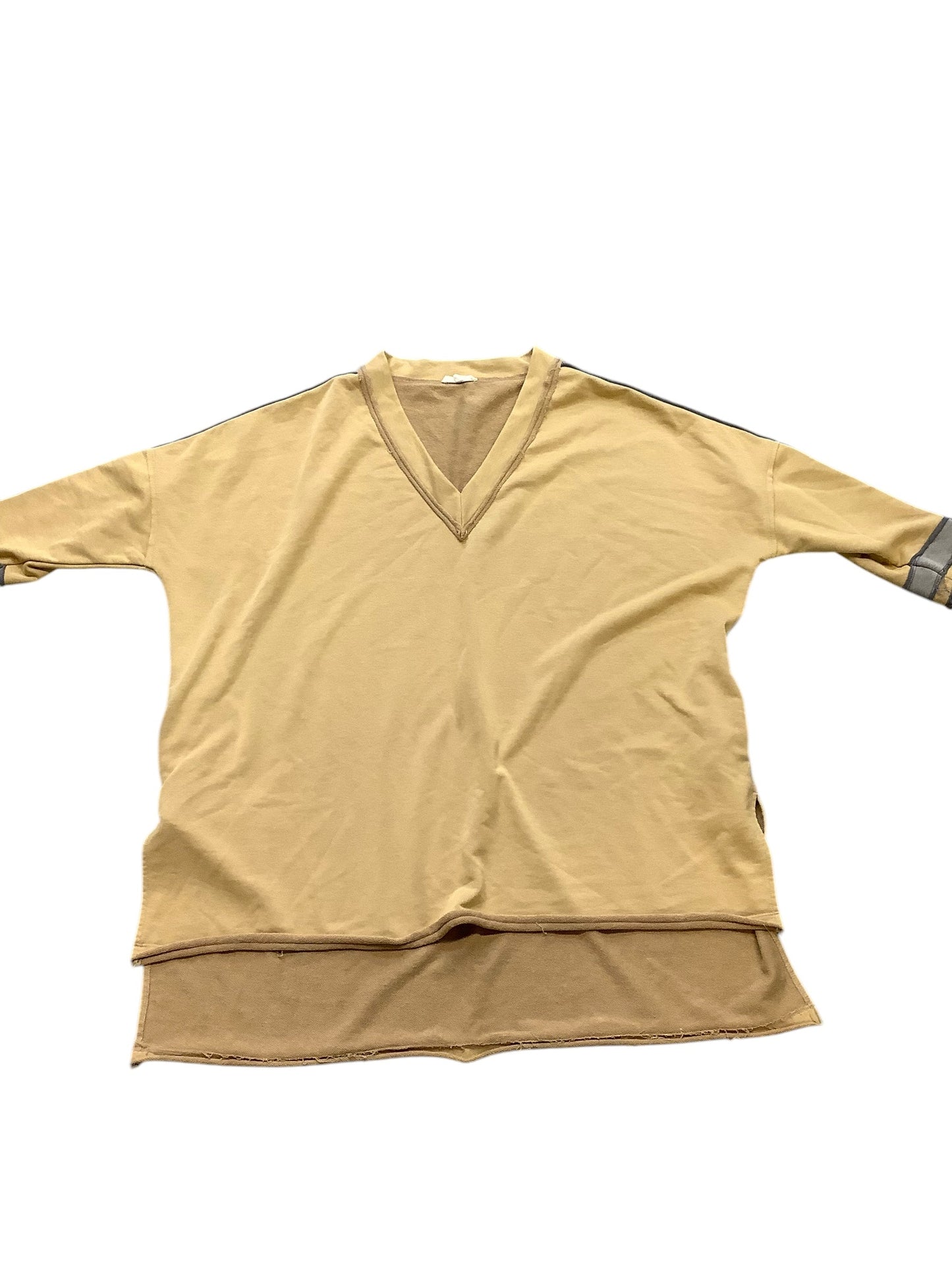 Top Long Sleeve By Oli & Hali In Yellow, Size: S