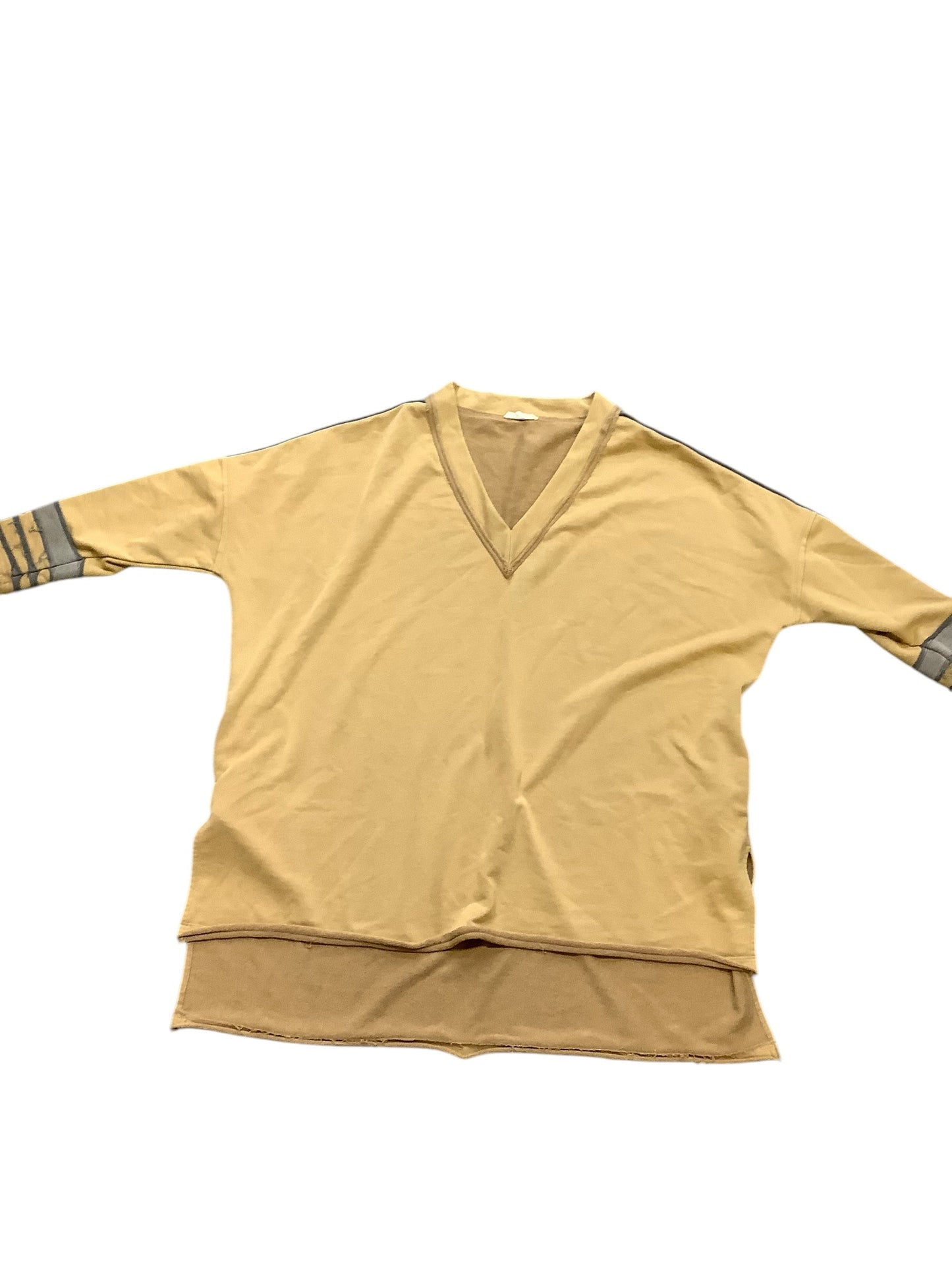 Top Long Sleeve By Oli & Hali In Yellow, Size: S