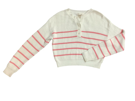 Sweater By Jessica Simpson In White, Size: M