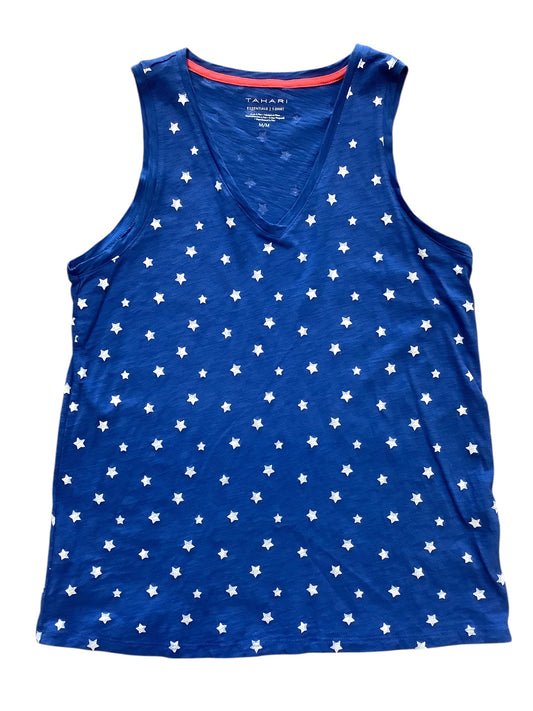 Tank Top By Tahari By Arthur Levine In Blue, Size: M