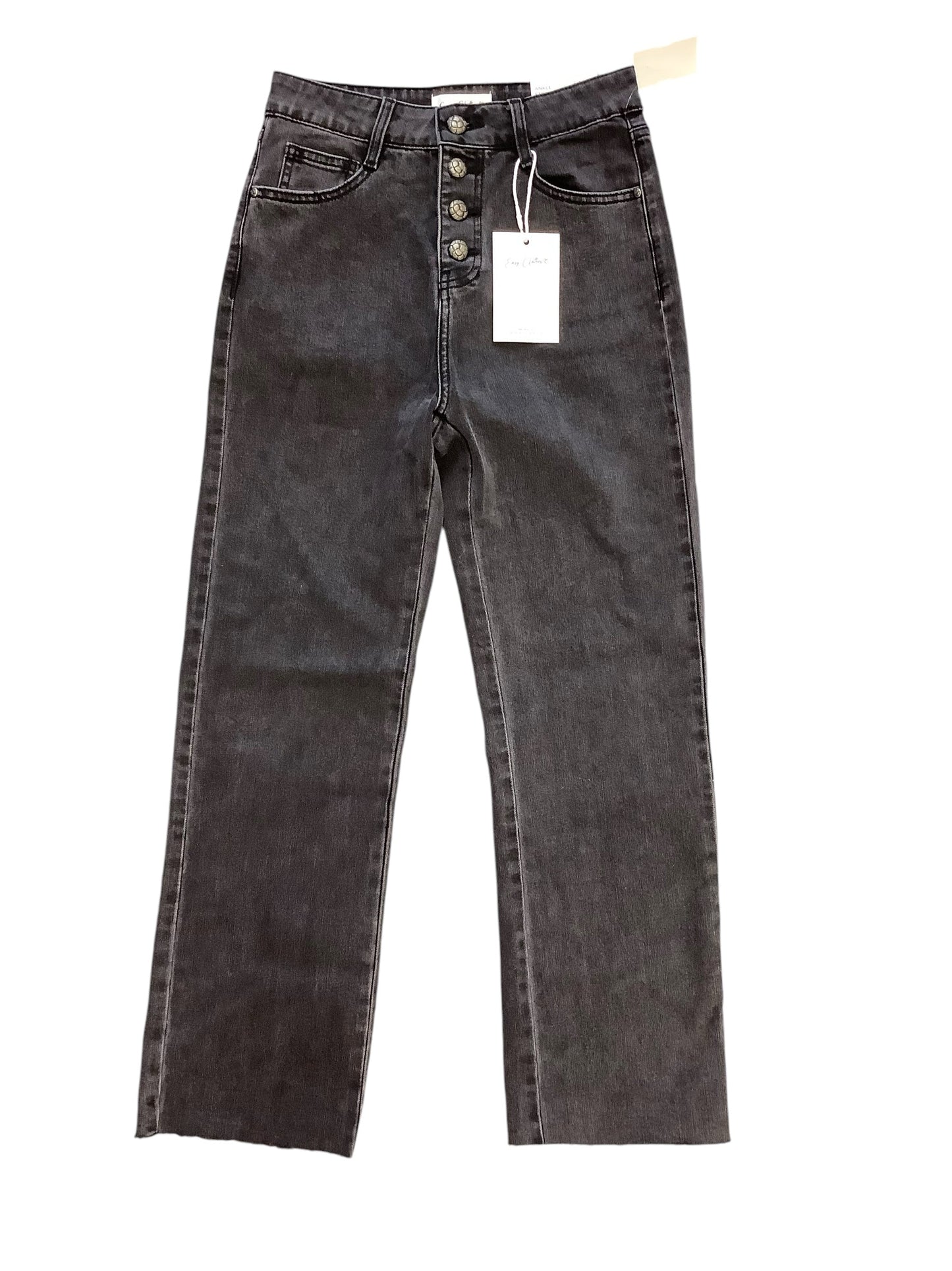 Jeans Straight By Clothes Mentor In Black, Size: 2