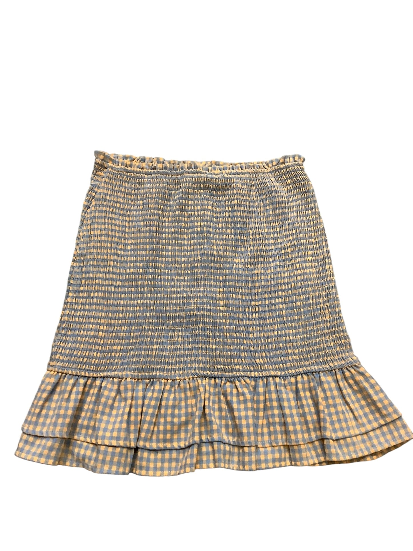 Skirt Mini & Short By Hem & Thread In Blue, Size: M