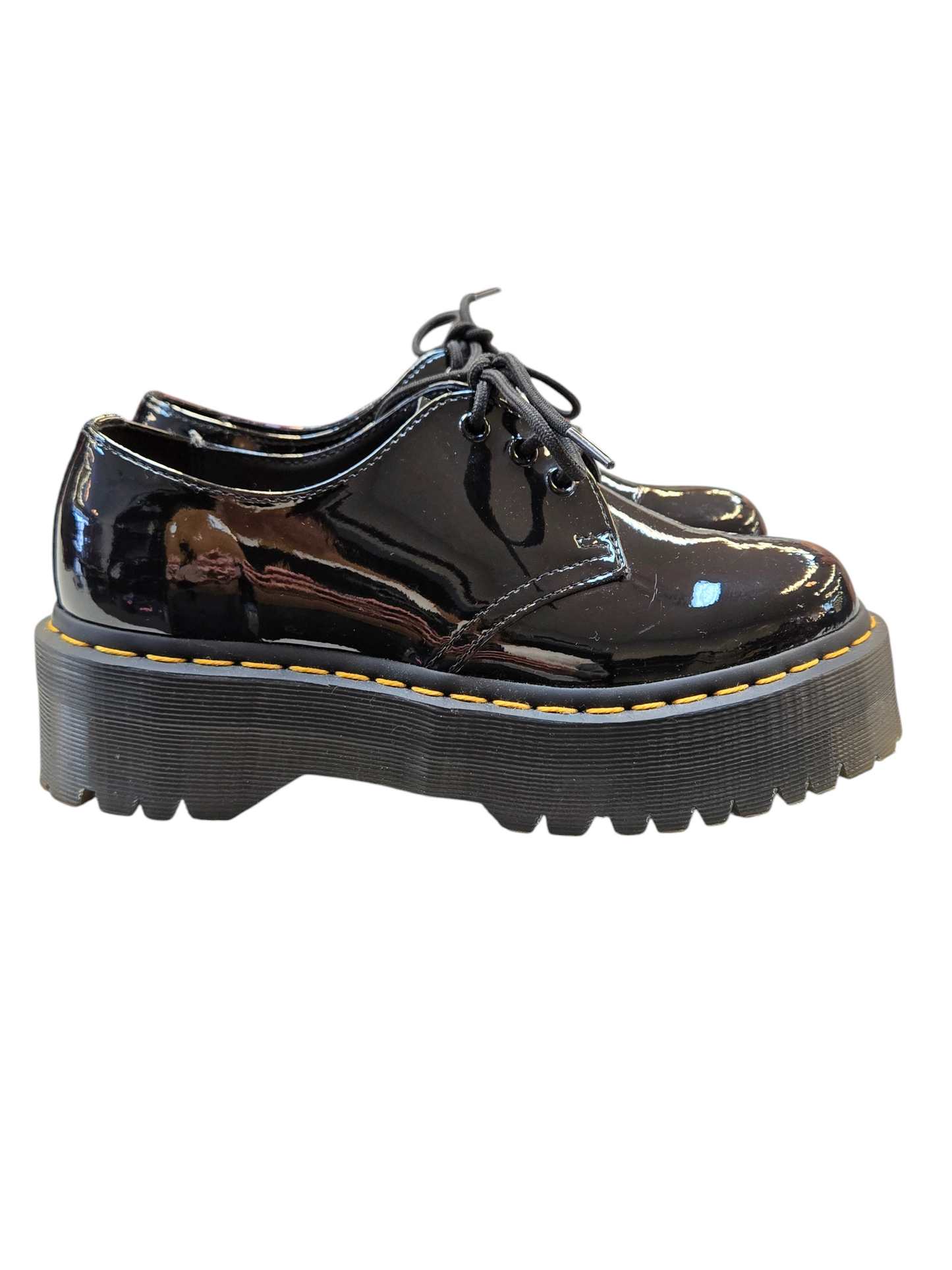 Shoes Flats By Dr Martens In Black, Size: 8