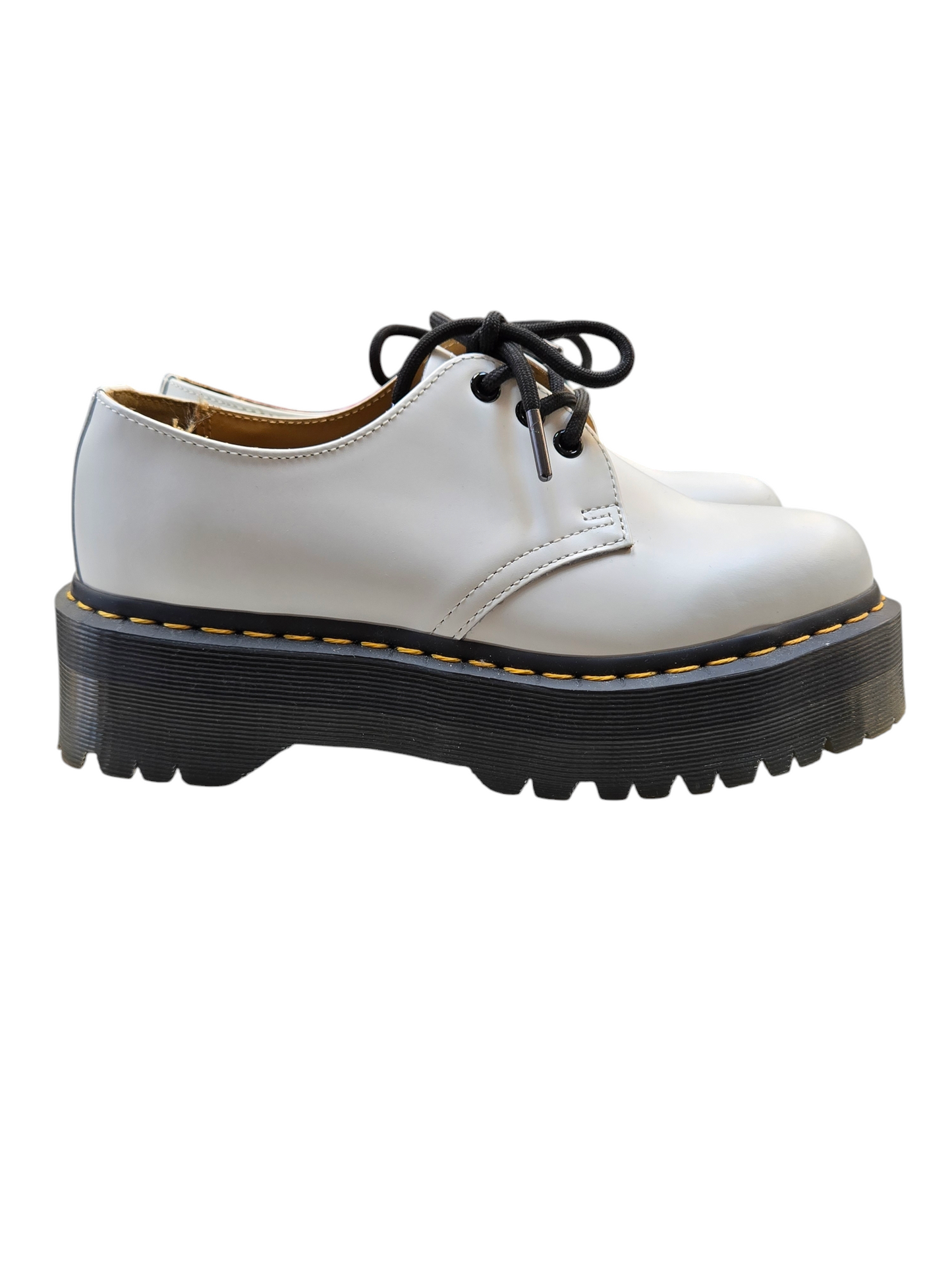 Shoes Flats By Dr Martens In White, Size: 8