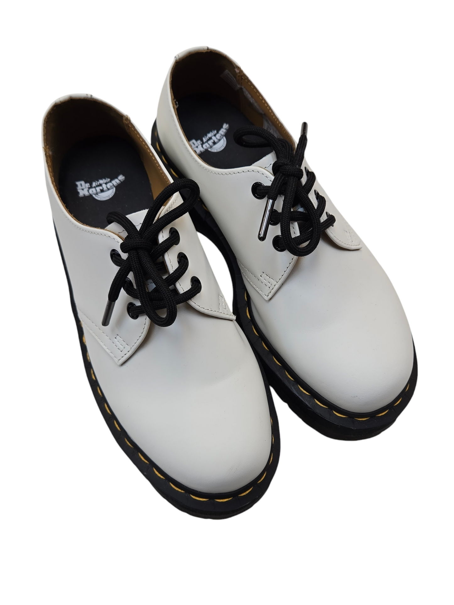 Shoes Flats By Dr Martens In White, Size: 8